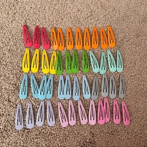 rainbow barrette set